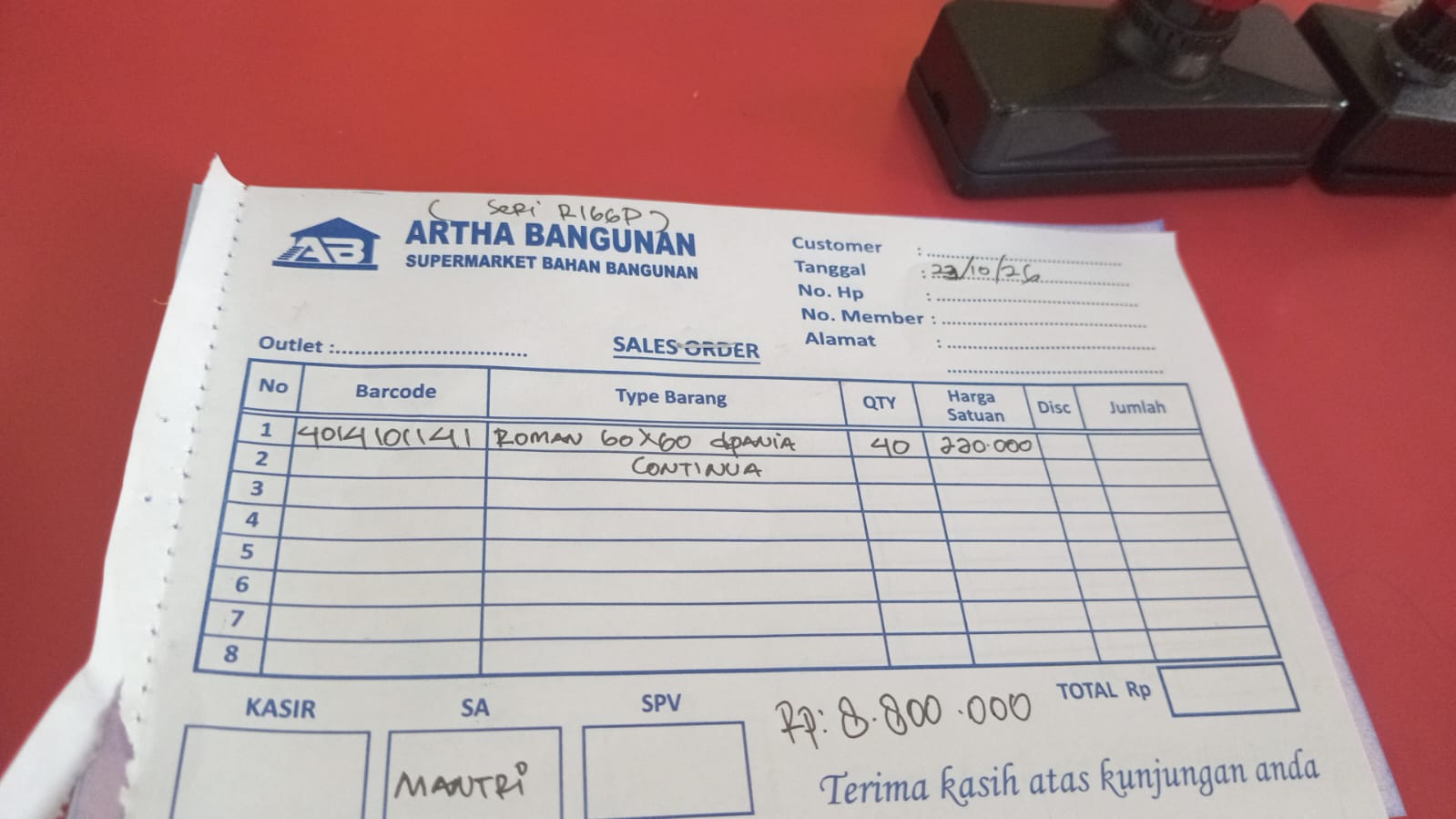 23 Oktober 2026 roman 60x60 dpania continna
